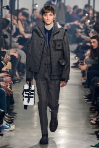Model on the catwalk