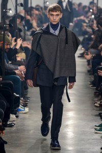 Model on the catwalk
