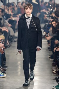 Lennon Gallagher on the catwalk