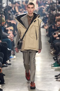 Model on the catwalk