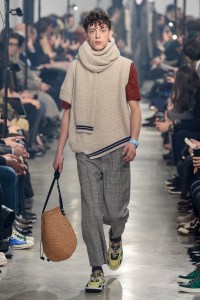 Model on the catwalk