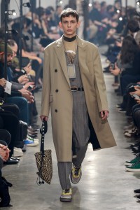 Model on the catwalk
