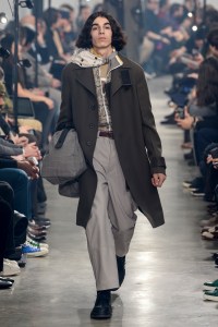 Model on the catwalk