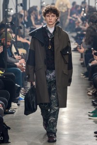 Model on the catwalk