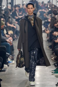 Model on the catwalk