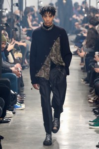 Model on the catwalk