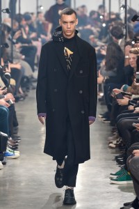 Model on the catwalk