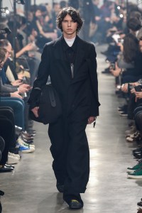 Model on the catwalk