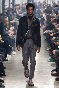 Model on the catwalk