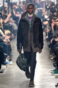 Model on the catwalk