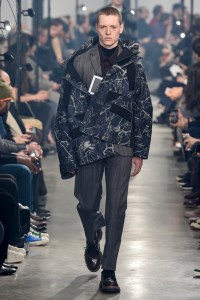 Model on the catwalk