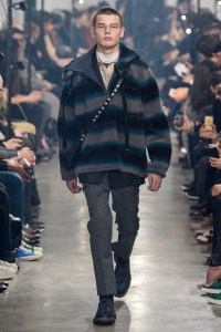 Model on the catwalk