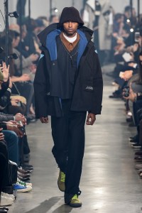 Model on the catwalk