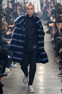 Model on the catwalk