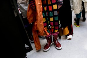 Backstage at Marni Men's Fall 2018