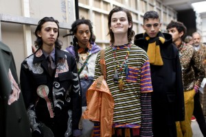 Backstage at Marni Men's Fall 2018
