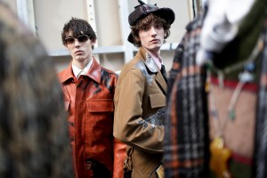 Backstage at Marni Men's Fall 2018