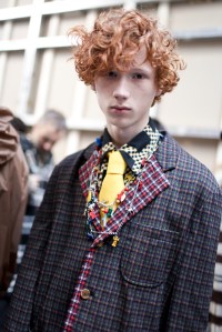 Backstage at Marni Men's Fall 2018