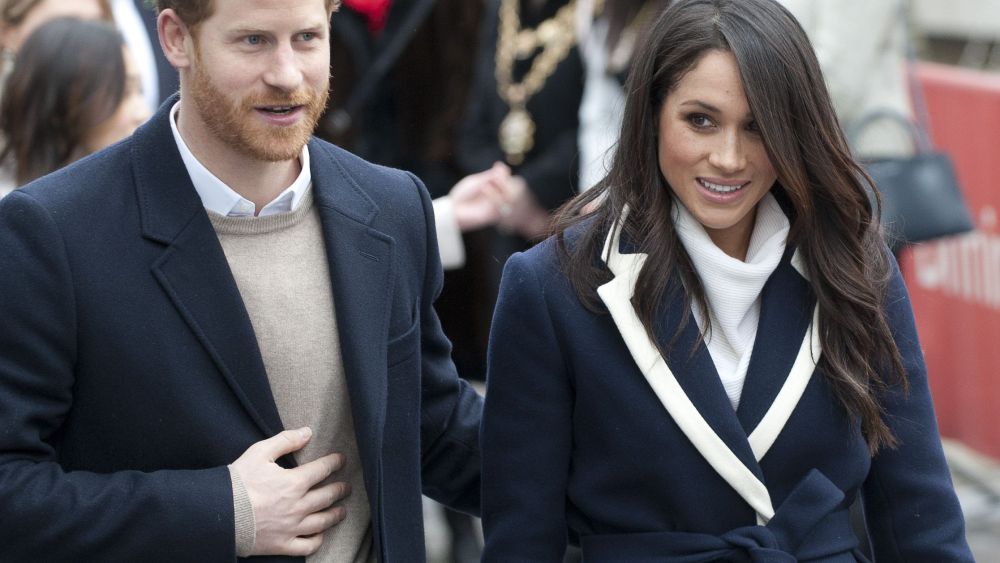 Britain's Prince Harry and his fiancee Meghan Markle arrive to take part in an event for young women as part of International Women's Day in Birmingham, central EnglandBritain Royals, Birmingham, United Kingdom - 08 Mar 2018
