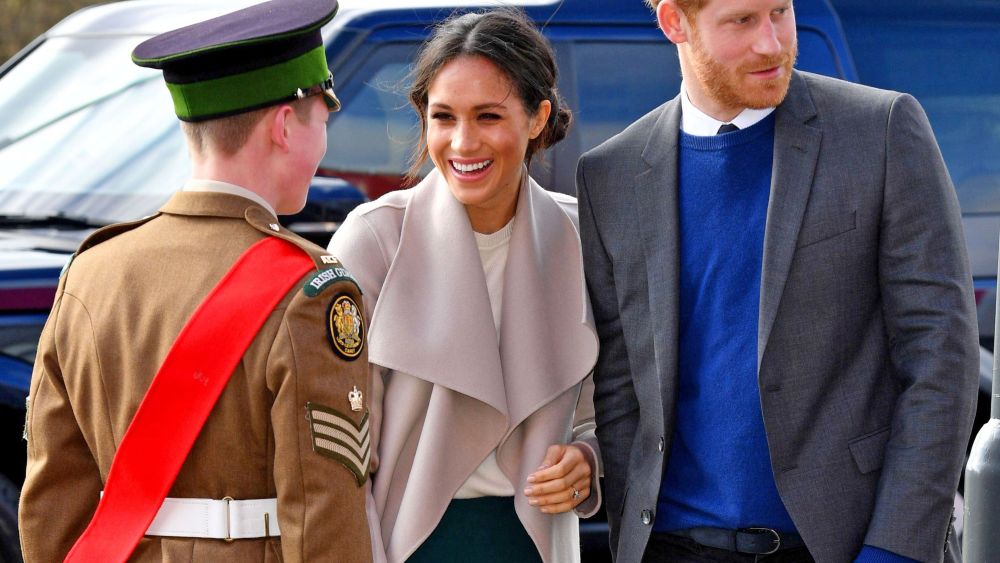 Prince Harry and Meghan Markle at the Eikon Centre, LisburnPrince Harry and Meghan Markle visit to Northern Ireland, UK - 23 Mar 2018Prince Harry and Meghan Markle visit the Eikon Centre and attend an event to mark the second year of the youth-led peace-building initiative 'Amazing the Space'. The event will see young people sharing their aspirations for a peaceful future, not just at home, but on a worldwide basis, and will showcase the ground-breaking cross community and reconciliation work from young people across Northern Ireland. Likely to watch the performances before meeting young people to hear about their 'Peace Pledges'.