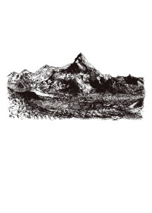 "I have imagined my airplane forced landing on Mt. Everest. The collection is about what do I see and wear after I get off the airplane. A stunning mix of colors, a deep contrast between bold shades and the land." Ñ Yoshio Kubo