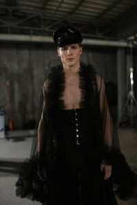 Backstage at Moschino Men's Fall 2018