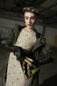 Backstage at Moschino Men's Fall 2018