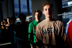 Backstage at MSGM Men's Fall 2018