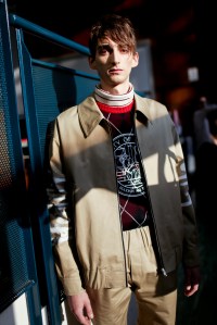 Backstage at MSGM Men's Fall 2018