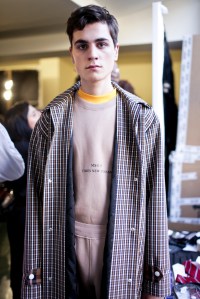 Backstage at MSGM Men's Fall 2018