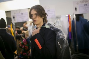 Backstage at Off-White Men's Fall 2018