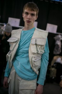 Backstage at Off-White Men's Fall 2018