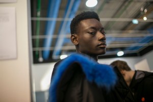Backstage at Off-White Men's Fall 2018
