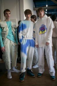 Backstage at Off-White Men's Fall 2018
