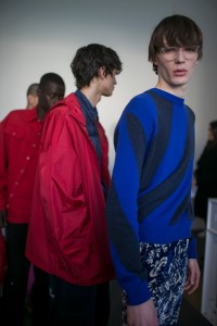 Backstage at Off-White Men's Fall 2018