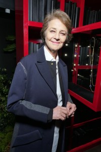 Charlotte Rampling at Boucheron's Vendôrama exhibit