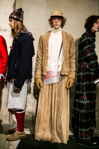 Backstage at Undercover Men's Fall 2018