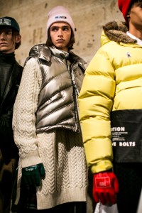 Backstage at Undercover Men's Fall 2018