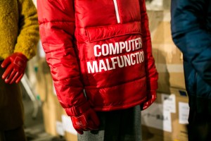 Backstage at Undercover Men's Fall 2018