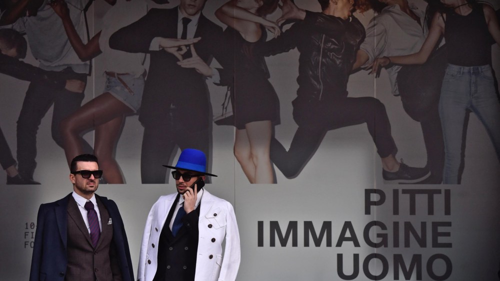 Visitors attend for the opening day of the 91st Pitti Immagine Uomo in Florence, Italy, 10 January 2017. The fashion exhibition for men's clothing and accessory collections runs from 10 to 13 January.91st Pitti Immagine Uomo in Florence, Italy - 10 Jan 2017