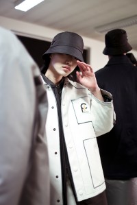 Backstage at Prada Men's Fall 2018