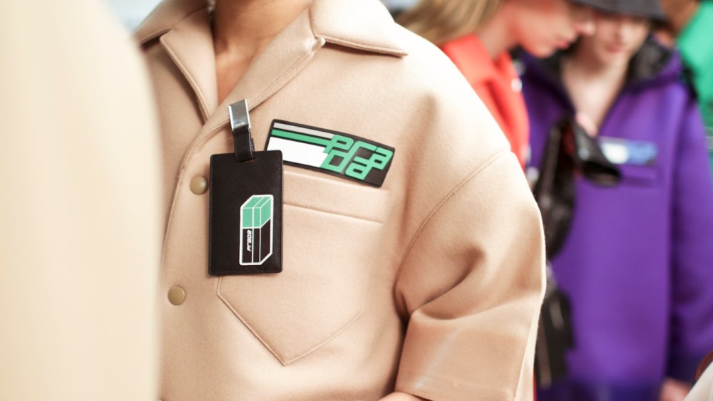 Backstage at Prada Men's Fall 2018