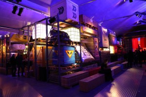 Prada setup for Men's Fall 2018