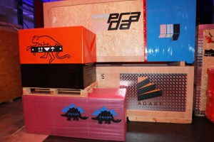 Prada setup for Men's Fall 2018