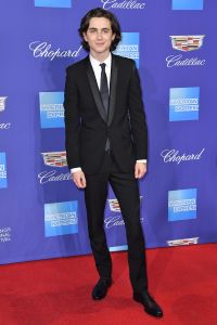 Timothee Chalamet
Palm Springs International Film Festival Awards Gala, Arrivals, USA - 02 Jan 2018