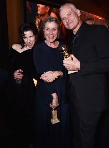 Sally Hawkins, Frances McDormand and Martin McDonaghFOX Golden Globes After Party, Inside, Los Angeles, USA - 07 Jan 2018