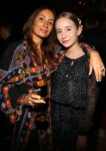 Violaine Etienne and guestMoet Moment Film Festival, Inside, Los Angeles, USA - 05 Jan 2018