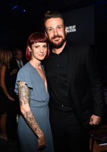 Alexis Mixter and Jason Segel
Sean Penn's JP HRO Gala, Inside, Los Angeles, USA - 06 Jan 2018