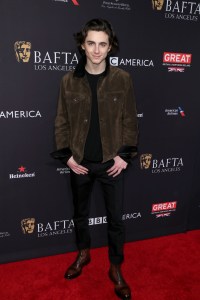 Timothee ChalametBAFTA Tea Party, Los Angeles, USA - 06 Jan 2018