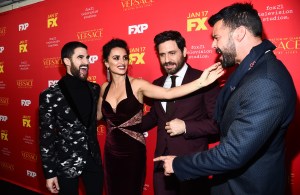 Darren Criss, Penelope Cruz, Edgar Ramirez and Ricky Martin'The Assassination of Gianni Versace: American Crime Story' TV show premiere, Arrivals, Los Angeles, USA - 08 Jan 2018
